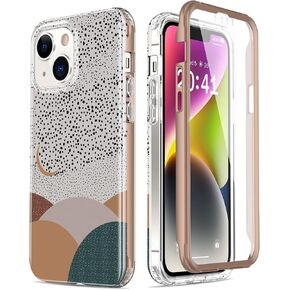 Esdot for iPhone 14 Pro Case with Built-in Screen Protector,Military Grade Rugged Cover with Fashionable Designs for Women Girls,Protective Phone Case 6.1" Flower Garden in Kuwait