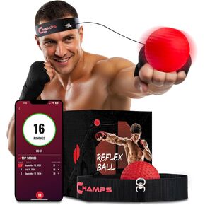 Boxing Reflex Ball Great for Reaction Speed and Hand Eye Coordination Training Boxing Equipment Fight Speed, Boxing Gear, Punching Ball Reflex Bag (Advanced) in Kuwait
