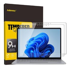 Adeway (2 Pack Microsoft Surface Laptop 5/4/3/2/1 Tempered Glass Screen Protector 13.5 inch, Anti Fingerprint, High Sensivity, Easy Installation in Kuwait