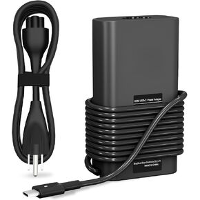 شاحن سريع بمحول طاقة USB-C بقوة 100 واط، متوافق مع Mac Book Pro/Air 16، 15، 14، 13 بوصة، Mac Book Air 13 بوصة 2021 2020 2019 2018، iPad Pro، HP، Dell، Lenovo، Asus وجميع USB-C جهاز in Kuwait