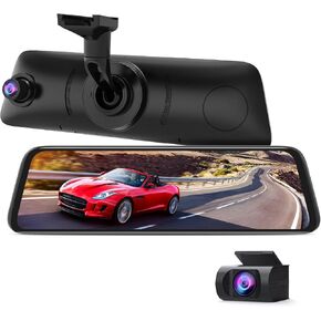 AUTO-VOX V5PRO 1080P 9.35'' OEM Rear View Mirror Camera, Full Laminated Ultrathin Touch Screen Mirror Dash Cam Front and Rear with No Glare, Super Night Vision Car Backup Camera Mirror in Kuwait