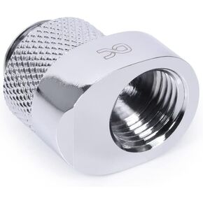 Alphacool Eiszapfen 8 مم تركيب أوفست قابل للدوران G1/4 OT إلى G1/4 IT، كروم in Kuwait