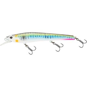 Nomad Design Shikari Fishing Lures, Premium Long-Casting, Shallow Diving, Slow Floating Jerkbait, for Inshore Freshwater Species Such as Bass, to Walleye, to Pike and Musky, 115 SUS FR 4-1/2" 1/2oz in Kuwait