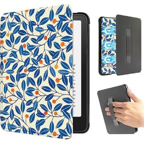 SCSVPN Case for 6.8'' Kindle Paperwhite 11th Generation 2021 Release and Kindle Paperwhite Signature Edition - Slim Durable Fabric Cover with Stand, Hand Strap, Card Slot, Auto Wake/Sleep - Pink in Kuwait