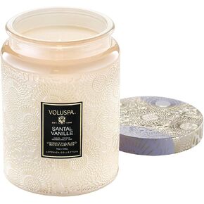 Santal Vanille - Large by Voluspa for Unisex - 18 oz Candle in Kuwait