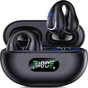 Wireless Earbuds Bluetooth 5.3 Headphones with Digital Display Charging Case Touch Control in-Ear Earphones with Built-in Microphone IPX7 Waterproof Stereo Earphones for Running Walking Workout White in Kuwait