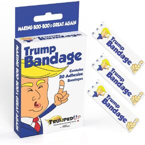 Fairly Odd Novelties Donald Trump Full Color Novelty Adhesive Bandages - Making Boo Boo's Great Again in Kuwait