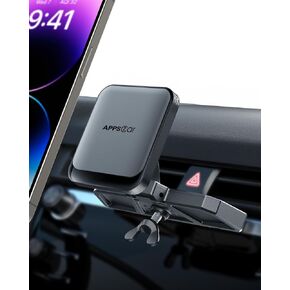 APPS2Car لحامل الهاتف Magsafe CD [17 مغناطيسًا قويًا] حامل هاتف مغناطيسي للسيارة سهل التركيب حامل الأقراص المضغوطة المغناطيسي للسيارة متوافق مع حافظة Magsafe iPhone 15/14/13/12 Pro Max Plus Mini in Kuwait