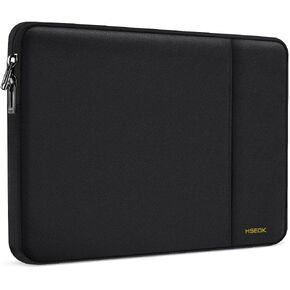 Hseok Laptop Case 15.6 Inch Sleeve, Shockproof Protective Water Repellent with Accessory Pocket,Compatible with Mac Pro 16 inch 2025-2019, Sleeve Bag for Most 15 15.6 16 Notebooks,Black&Red in Kuwait