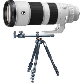 عدسة سوني FE 200-600 ملم f/5.6-6.3 G OSS كاملة الإطار E-Mount Super-Telephoto Zoom مع طقم مرشح أساسيات رقمية، منظف العدسات، طقم التنظيف، حبل غطاء العدسة العالمي، ضمان محدود لمدة عام من سوني in Kuwait