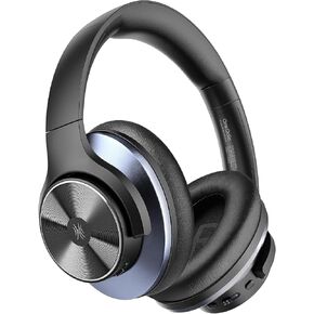 OneOdio A10 Hybrid Active Noise Cancelling Headphones, Wireless Bluetooth Over-Ear Headphones, 62H Battery Life, Hi-Res Audio, Transparency Mode, Wireless/Wired Mode, Built-in Mic, for Adults, Kids in Kuwait