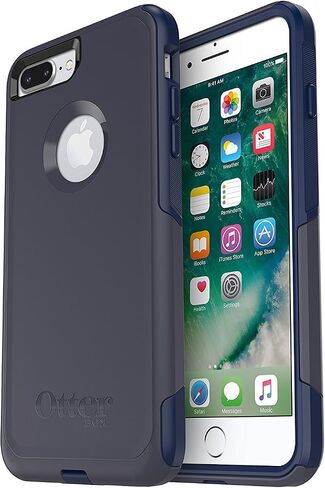 OTTERBOX COMMUTER SERIES Case for iPhone 8 PLUS & iPhone 7 PLUS (ONLY) - Retail Packaging - AQUA MINT WAY (AQUA MINT/MOUNTAIN RANGE GREEN) in Kuwait