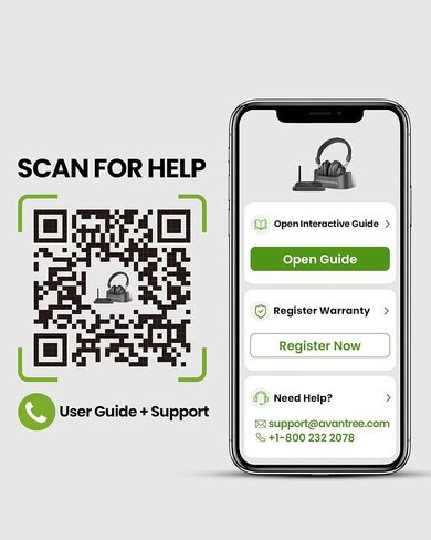 افانتري سماعات راس لاسلكية HT5009 لمشاهدة التلفزيون مع جهاز ارسال بلوتوث - نطاق 164 قدم in Kuwait
