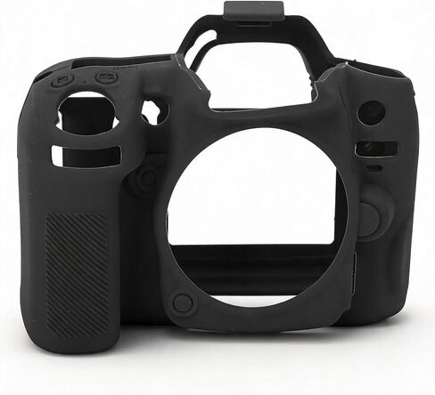 Camera Protective Shell Silicone Case Cover Fit for Nikon D7000 Camera, Anti-Scratch Soft Rubber Protective Camera Cover Detachable Protector Shell (Black) in Kuwait