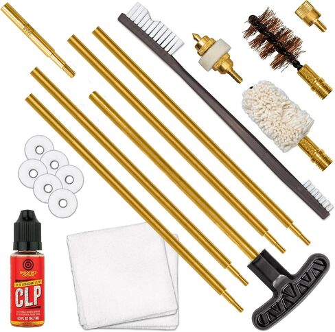 OTIS 12 Ga Shotgun Cleaning Kit, Includes 5 Brass Rods, Brushes, Patches, in Kuwait