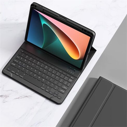 Keyboard Case for iPad Mini A17 Pro/iPad Mini 6th Generation Magnetic Detachable Bluetooth Keyboard Cover with Pencil Charging Holder for iPad Mini 7/6 (Black) in Kuwait