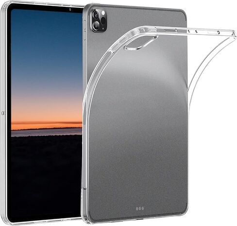 ORIbox Clear Case for iPad Pro 11 inch (4th/3th/2rd) Case,TPU Back Cover for iPad Case 11 inch,iPad Case for Man Women,Clear in Kuwait