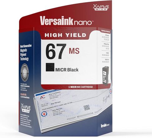 VersaInk-Nano HP 67 MS MICR Black Ink Cartridge for Check Printing in Kuwait