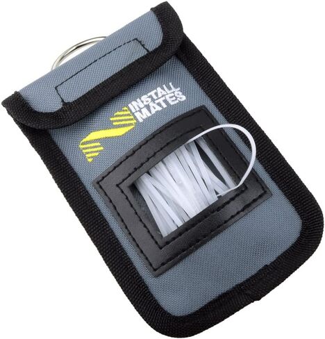 Installmates Cable Tie Pouch, Holds 14" Cable Ties (Grey) in Kuwait