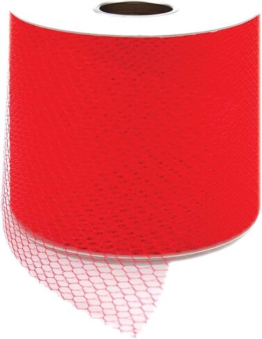 Falk Net Mesh Spool 3" Wide 40 yd, Red in Kuwait