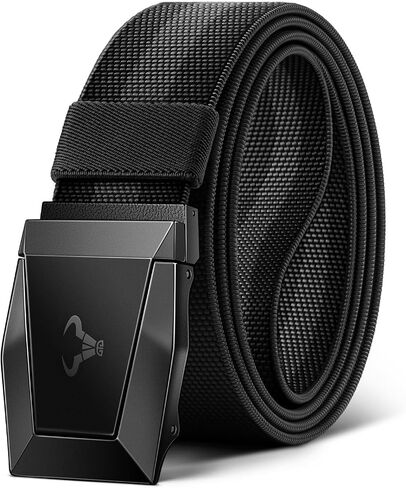 BULLIANT Men's Tactical Belt Military Rigger Elastic Nylon Belt fo Gift Men Work Heavy Duty 1.5",QUICK RELEASE in Kuwait