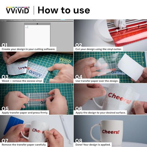 VViViD Mosaic+ Crafting Vinyl, by VViViD (Blue Brushed Holographic, 1ft x 5ft) in Kuwait