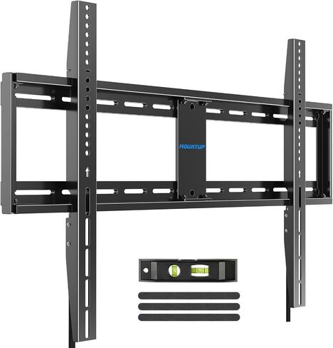 MOUNTUP Tilting TV Wall Mount for Most 37-82 Inch TV, Wall Mount TV Bracket with Level Adjustment Fits 16"- 24" Studs Easy for TV Centering, Low Profile Wall Mount Max VESA 600x400mm Up 120 LBS MU0016 in Kuwait