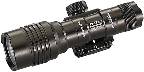 Streamlight 88058 ProTac Rail Mount 1 350-Lumen مصباح سلاح متعدد الوقود مع بطاريات CR123A ومفتاح ضغط عن بعد، مفتاح ذيل، مشابك، أسود، صندوق in Kuwait