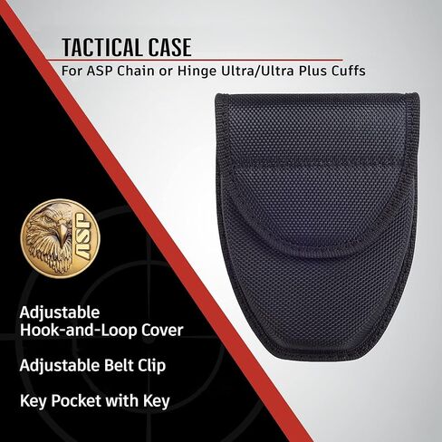 ASP, Inc. Ballistic Tactical Handcuff Case for Chain or Hinge Handcuffs, Handcuff Case for Duty Belt, Law Enforcement Gear and Police Gear in Kuwait