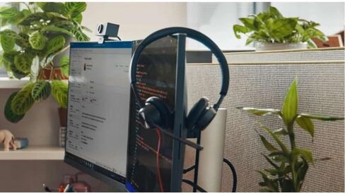 Plantronics - Blackwire 3325 - Wired, Dual-Ear (Stereo) Headset with Boom Mic - USB-A/3.5mm to connect to your PC and/or Mac - Works with Teams (Certified), Zoom & more in Kuwait