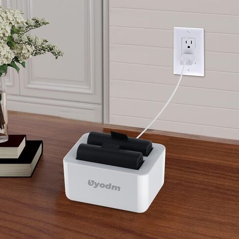 UYODM Charging Station Compatible with SimpliSafe Outdoor Camera Battery,Dual Port Charger for SimpliSafe Battery Only in Kuwait