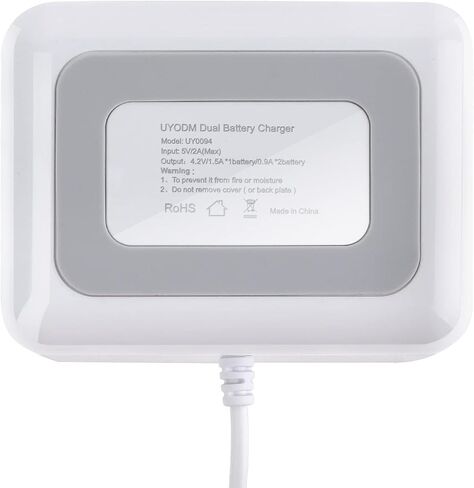 UYODM Charging Station Compatible with SimpliSafe Outdoor Camera Battery,Dual Port Charger for SimpliSafe Battery Only in Kuwait