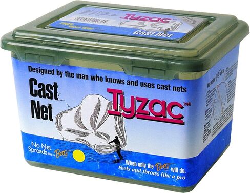 Betts 4N5-I Tyzac Nylon Cast Net 5-FeetBoxed 1/4-Inch Mesh 3/4-Pound Iron Weights in Kuwait