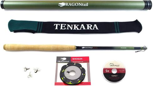 DRAGONtail Tenkara Hellbender Zoom 13' / 11.3' Tenkara Fly Fishing Rod in Kuwait