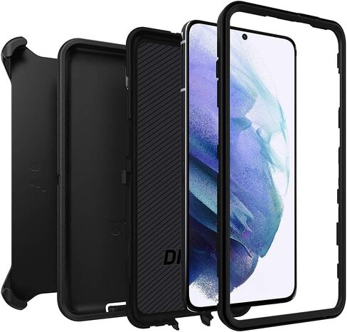 حافظة OtterBox DEFENDER SERIES بدون شاشة لهاتف Galaxy S21+ 5G (فقط - لا تناسب الحجم غير الزائد أو Ultra) - VARSITY BLUES (DESERT SAGE/DRESS BLUES) in Kuwait