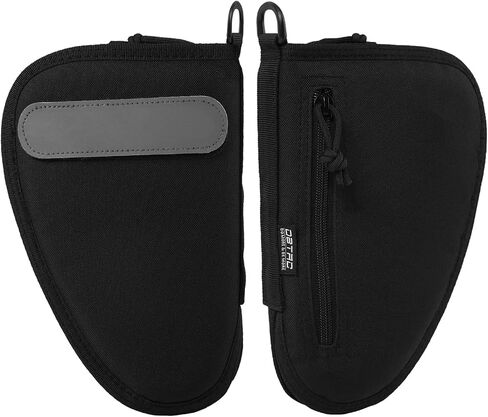DBTAC Handgun Case Single Padded Pistol Bag W/Lockable Zipper, Removable & Reflective Patch for Shooting Range Outdoor Hunting, Available Length in 8.5" 10.5" 12.5" 14.5" in Kuwait