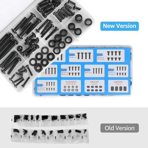 MOUNTUP Universal TV Mounting Hardware Kit Fits Most LED LCD OLED 4K TVs, Includes M4 M5 M6 M8 TV Screws, Spacers, Washers, and Concrete Wall Anchors for TV/Monitor Mounting up to 80 inches, MU0041 in Kuwait