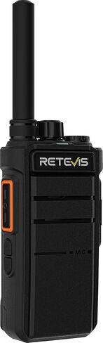 Retevis RB26 3 وات راديو ثنائي الاتجاه طويل المدى، أجهزة اتصال لاسلكية GMRS مع سماعة أذن ومجموعة ميكروفون، أجهزة راديو ثنائية الاتجاه قابلة لإعادة الشحن طويلة المدى، لأعمال بناء أمن المدرسة (10 عبوات) in Kuwait
