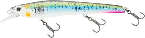 Nomad Design Shikari Fishing Lures, Premium Long-Casting, Shallow Diving, Slow Floating Jerkbait, for Inshore Freshwater Species Such as Bass, to Walleye, to Pike and Musky, 115 SUS FR 4-1/2" 1/2oz in Kuwait