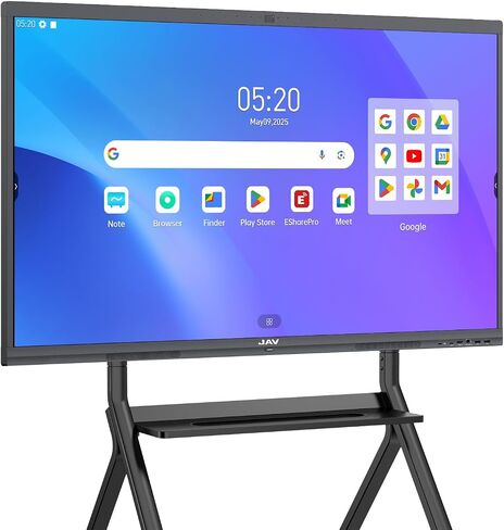 JAV Smart Board, 65'' 4K UHD Interactive Whiteboard, Digital Touch Screen Board for Business, Robust App Ecosystem for Education (Wall Mount Included) in Kuwait