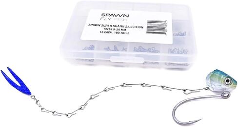 Spawn Bulk Articulated Shanks 180 Pack Super Shank Selection (9-20 mm) in Kuwait