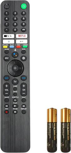 جهاز تحكم عن بعد صوتي RMF-TX520U MG3-TX520U جديد متوافق مع تلفزيون سوني الذكي KD-43X KD-50X XR-50X XR-55ARB Series مع وحدة تحكم بديلة لمفاتيح الفيديو YouTube Netflix Prime in Kuwait