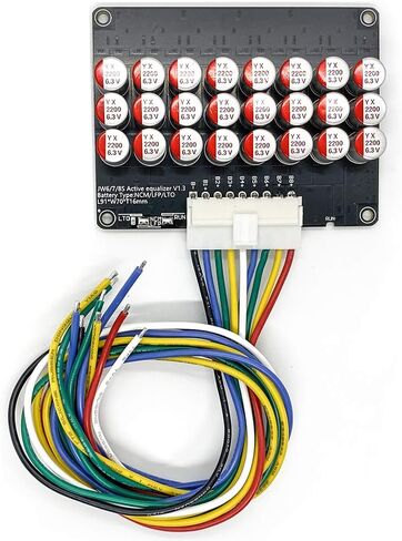 3S 4S 12V 5.5A Capacitor Active Equalizer Whole Group Balancer Lifepo4 LFP Lipo Li-ion Lto Lithium Active Battery Energy Transfer Equalization + Protective Case in Kuwait