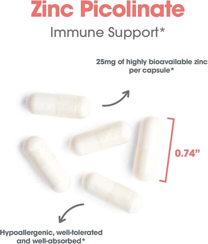 Allergy Research Group Zinc Picolinate 60 Capsules in Kuwait