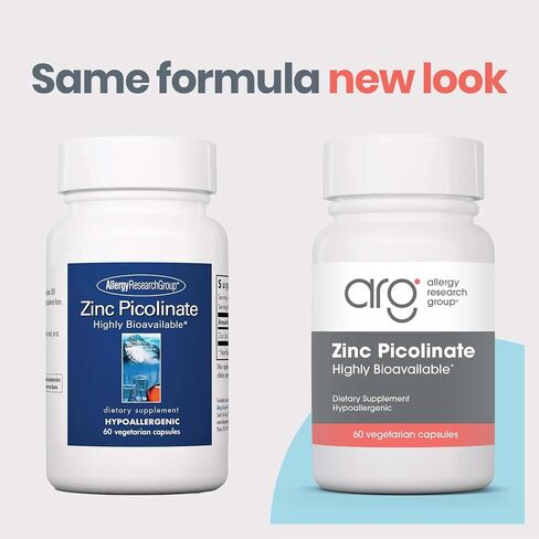 Allergy Research Group Zinc Picolinate 60 Capsules in Kuwait