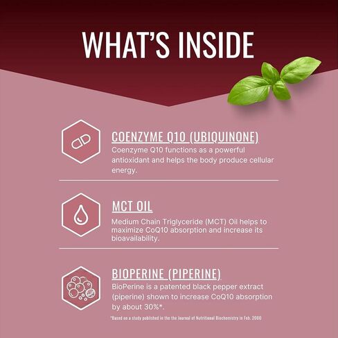 معتمد من Science® CoQ10 MD - قوة إضافية 250 مجم من CoQ10 النقي مع Bioperine® لامتصاص أسرع - تعزيز مستويات مضادات الأكسدة، وتحسين صحة القلب والأوعية الدموية، والطاقة الخلوية - كمية تكفي لمدة 3 أشهر in Kuwait