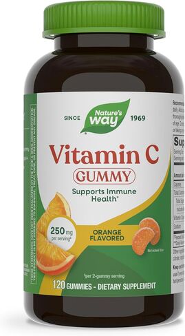 Nature's Way Vitamin C Gummies for Immune Support*, Orange Flavored, 250 mg, 120 Gummies in Kuwait