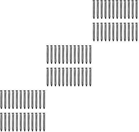 Black Decor 40 pcs Mesh Bracket Slot Parts Steel Covers Metal for Blank Expansion Block Gaming Vented Filter Cover I Ventilation Hard Components Blanking Computer Case Tablet Holder in Kuwait