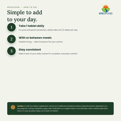 Briofood, Day-to-Day Food Based Women's Multi (180 Tablets) with Vegetable Source Omegas in Kuwait