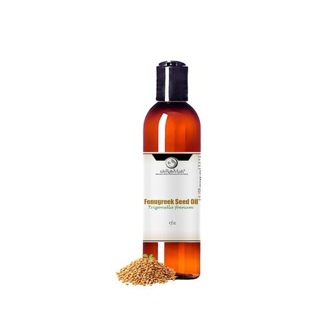 Premium Egyptian 4 fl oz Fenugreek Carrier Oil - Cold Pressed, Conventional, Pure & Unadulterated - Perfect for Hair, Skin Care & Aromatherapy - 100% Natural in Kuwait